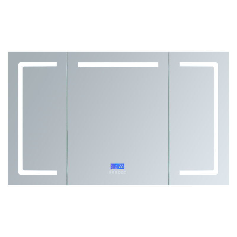 Lesina 60" x 36" Mirrored LED Medicine Cabinet with Defogger