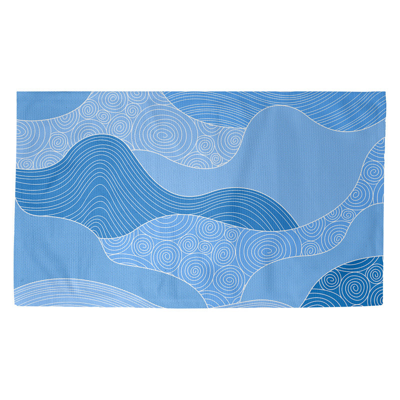 Paillasson Avicia, Rectangle 2 pi 1 1/2 po x 3 pi 6 po, Bleu