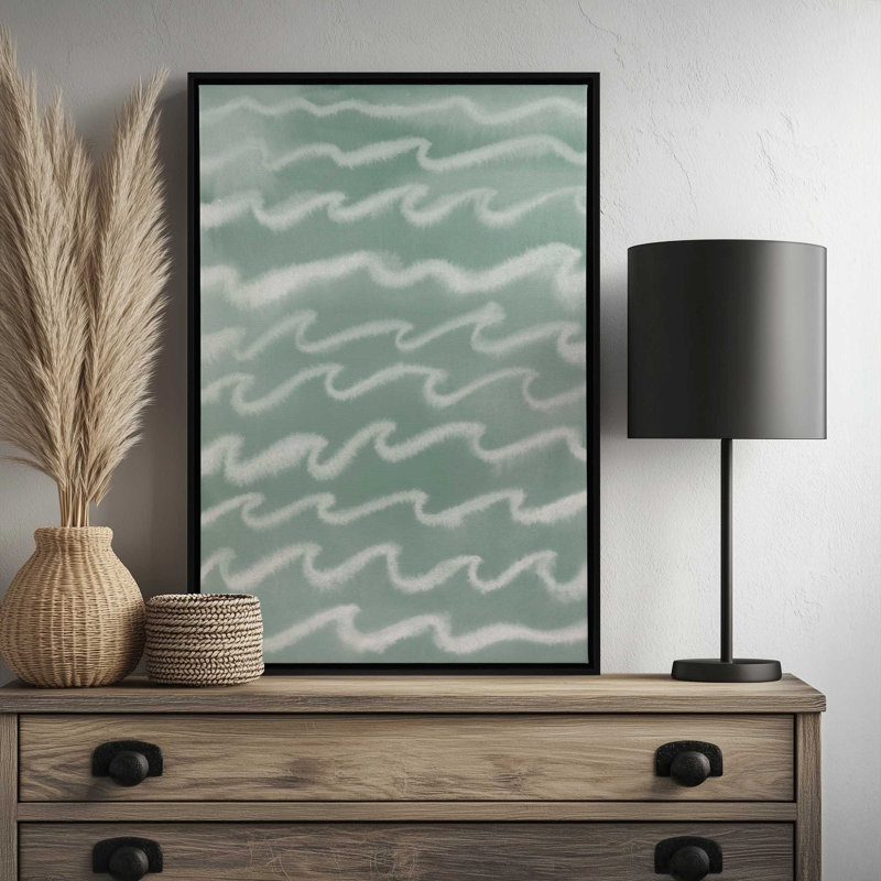 «Salt Lullaby II» par Grace Popp, reproduction d'art sur toile, H 48 po x l 32 po, Cadre flottant sans passe-partout, Noir