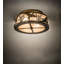 Rustic Lodge 2 - Light Semi Flush Mount