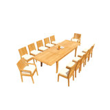Atnas Outdoor 7 - Piece Teak Dining Set