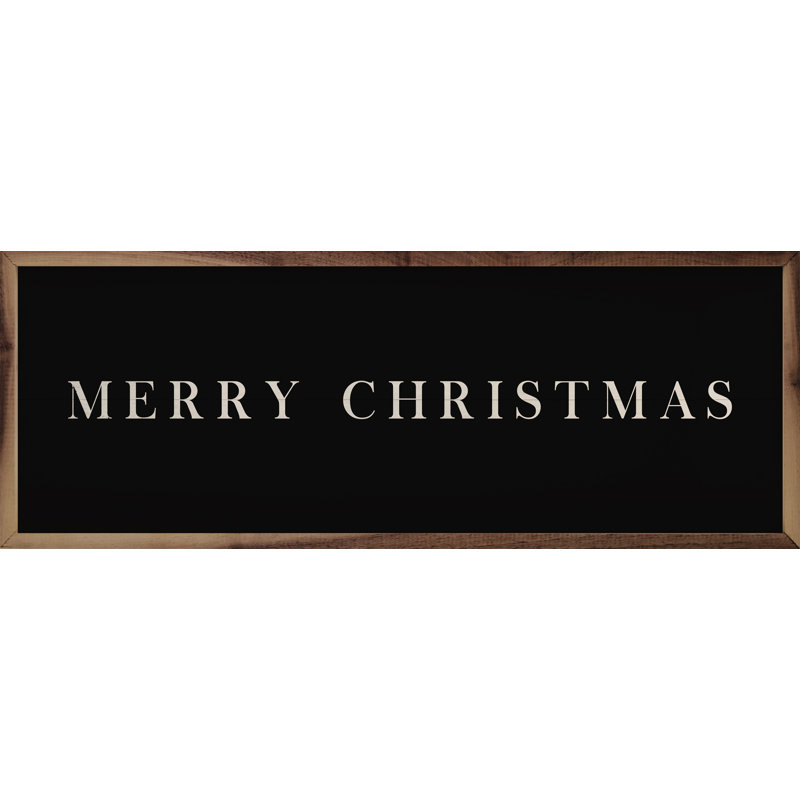 Merry Christmas Caps - noir, H 8 po x l 24 po x P 1 po