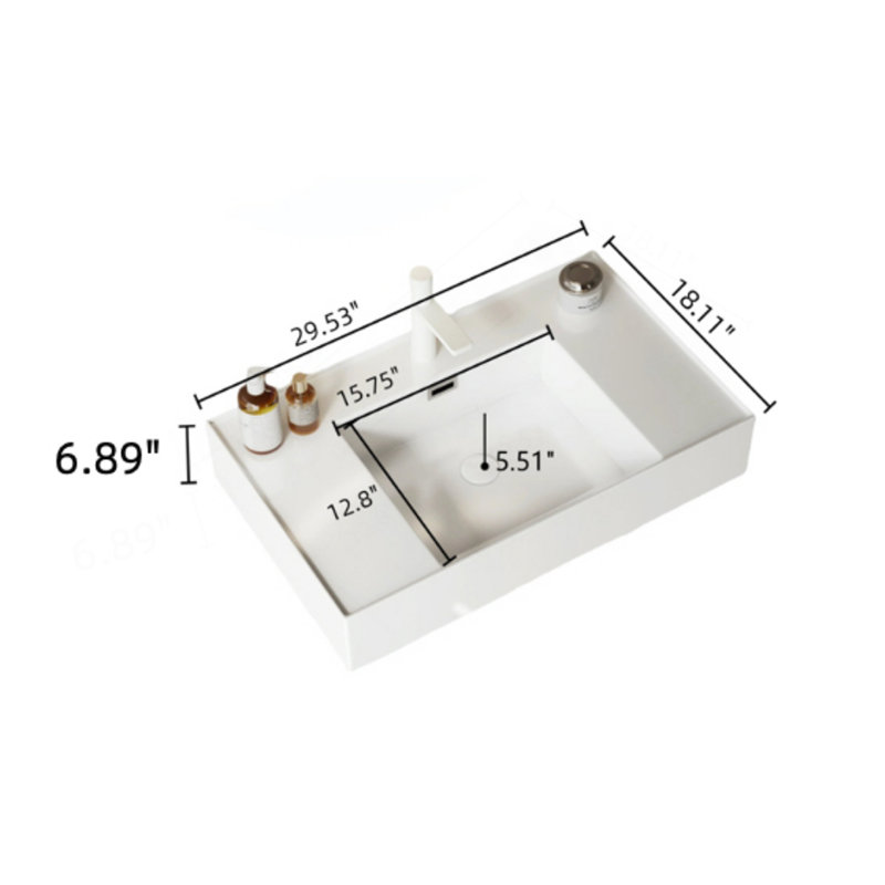 Meuble-lavabo élégant avec de multiples caractéristiques pratiques et un design élégant
