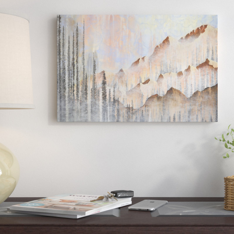 «Afterburn» par Emily Magone, reproduction sur toile tendue sur châssis, H 12 po x l 18 po x P 1,5 po, Toile tendue