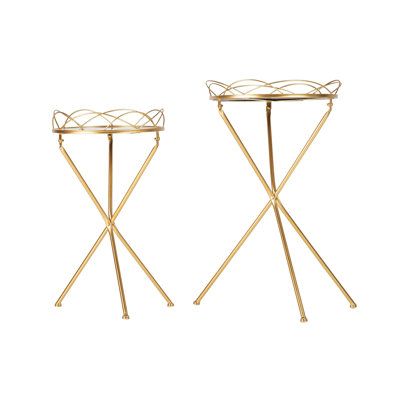 Cross Legs Nesting Tables