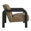 Fauteuil d'appoint en cuir Sereno Sereno-115680686-115680692