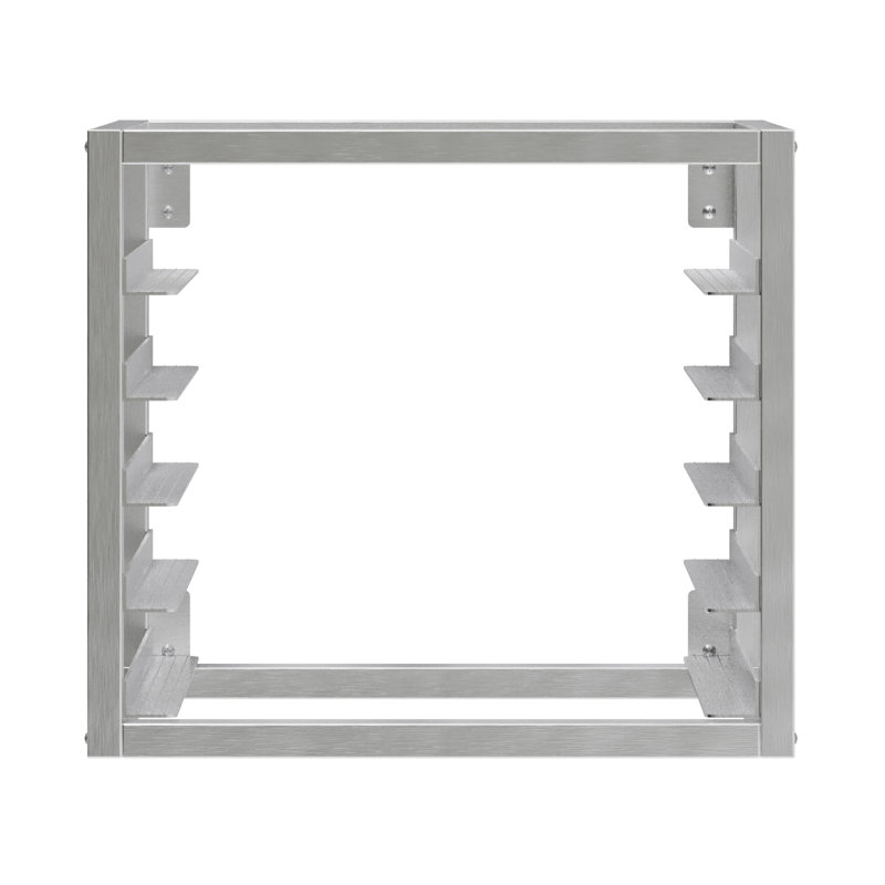 AmGood 5 Tier Wall Mounted Half Size Sheet / Bun Pan Rack.  21 in. x 13 in. x 18 in.