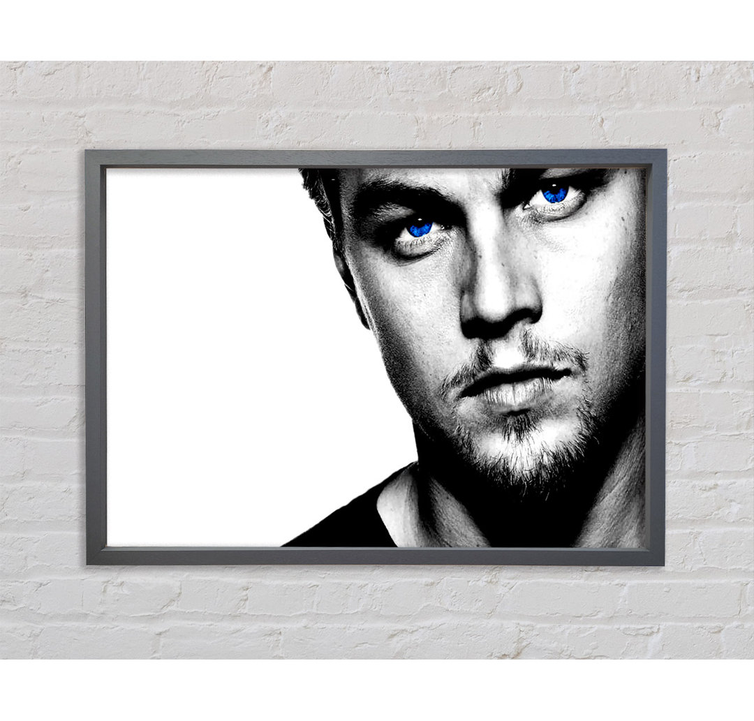 Leonardo Dicaprio Blaue Augen B N W - Druck