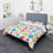 Multicolor Circle Pattern - Abstract Duvet Cover Set - Microfiber Polyester-1160007022