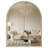 Arched Metal Framed Decorative Wall Mirror-786584716-786584715