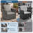 Arora 4-Person Wicker Outdoor Patio Set with Olefin Back&Seat Cushions-1185552355