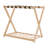 2 Pack Bamboo Luggage Racks With Nylon Straps-110874376
