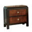 Table de chevet Acacia noyer 1pc seulement