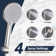 Rain Dual Shower Head 1.8 GPM GPM with Aerating