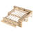 Twin Size Daybed With Trundle,Wood Daybed Frame with Storage Drawers,Side Shelves and Desk,Golden-781719959-781719953