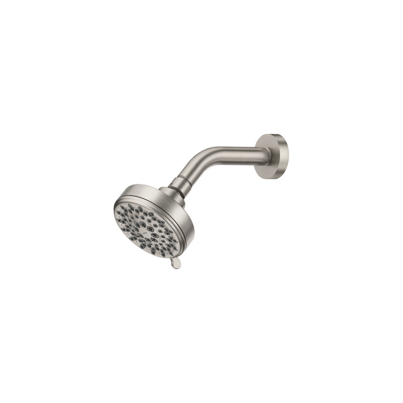 Tête de pulvérisation murale Ignite 1,75 GPM à cinq fonctions de 3/3 po de diamètre, Nickel résistant aux taches