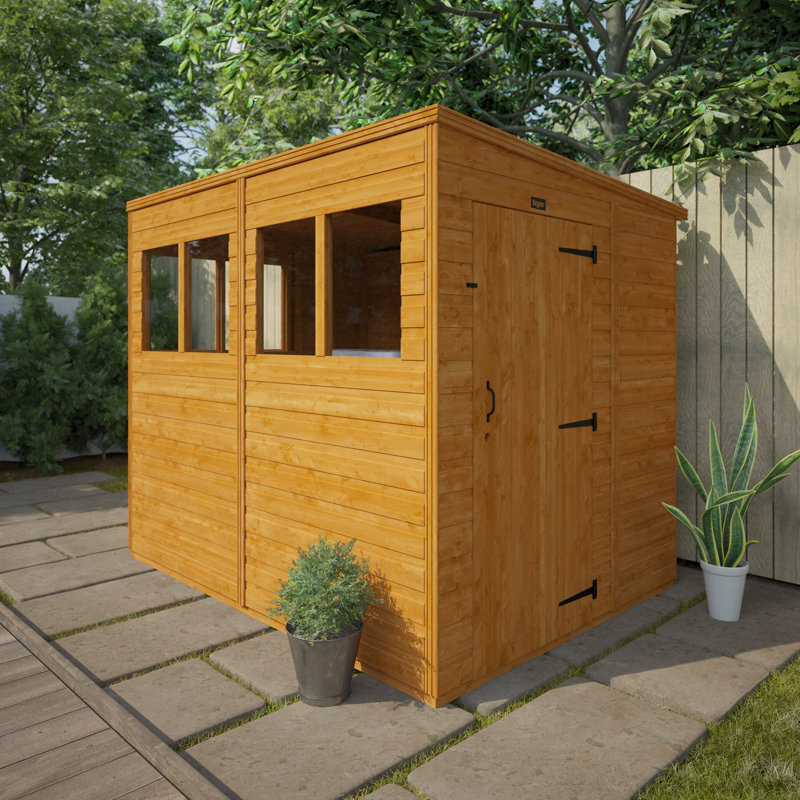 8x6w TigerFlex® Sunlit Pent Shed