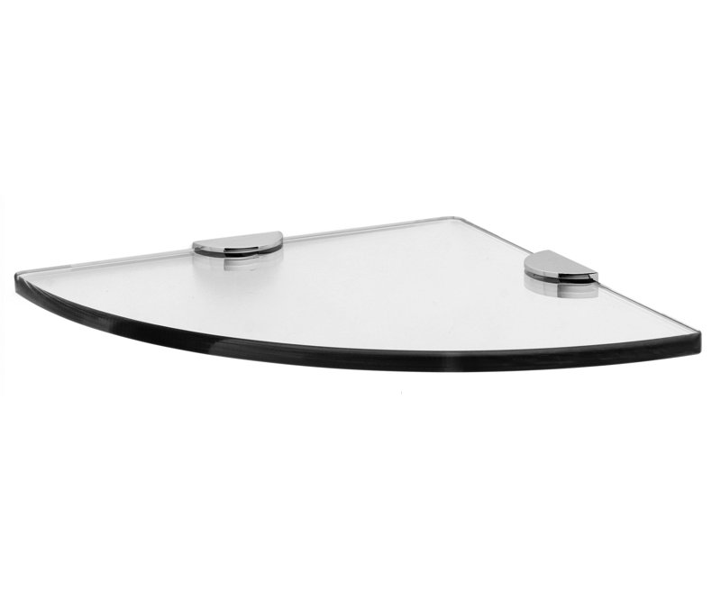 Sine Corner Shelf, Polished chrome