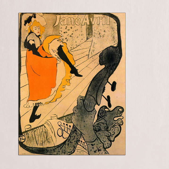 Henri De Toulouse-Lautrec - Wrapped Canvas Painting, 80cm H x 60cm W x 1.8cm D