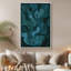«Deep Teal», abstrait géométrique Mid Century Modern Shapes, composition minimaliste, impression encadrée-1098912577-1098912578