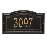 Signature Series 1-Line Wall Address Plaque