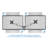 Arm Full Motion Articulating 2 Screen Wall Mount