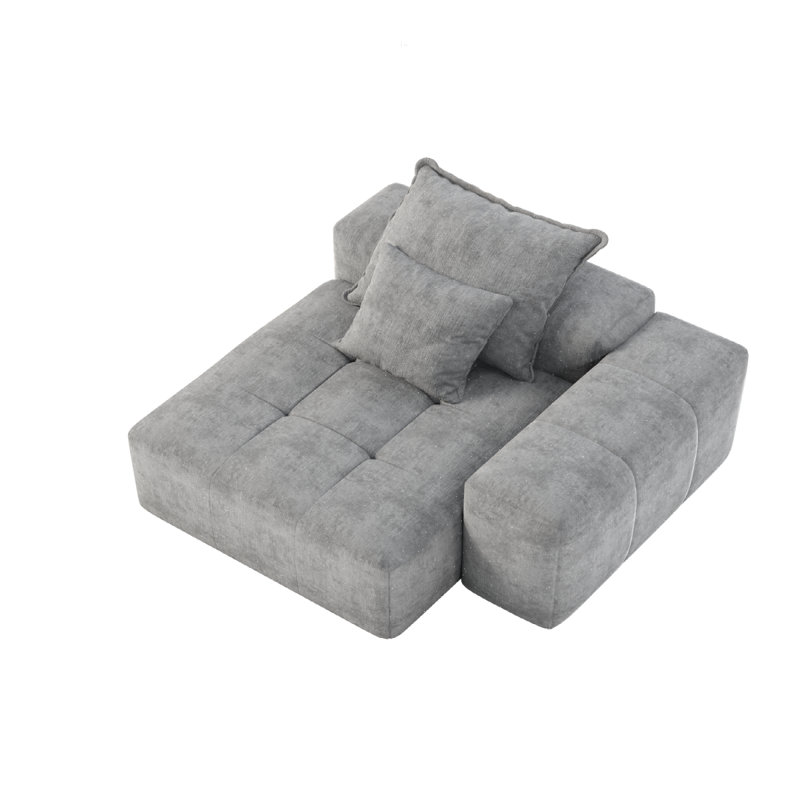 Canapé modulaire surdimensionné Modern, Gris