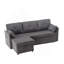 Vaya 2 - Piece Pull Out Sectional Sleeper Sofa With Storage Chaise-387242896