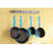 22" Wall Rack Utensil Bar with 8 Hooks