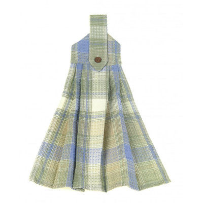 Cotton Checkered Waffle Tea Towel Kitchen Towel