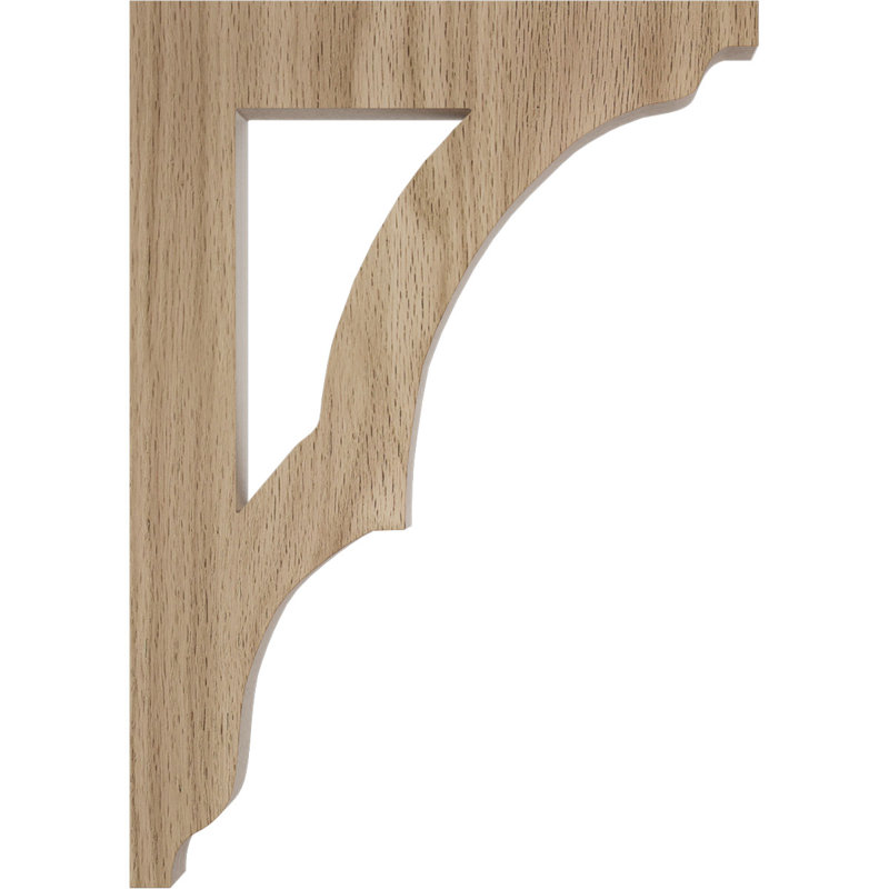 Support en bois Avila, Chêne rouge, H 12 po x l 1,75 po x P 8,5 po