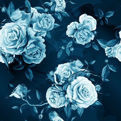 Avey Peel & Stick Floral Roll