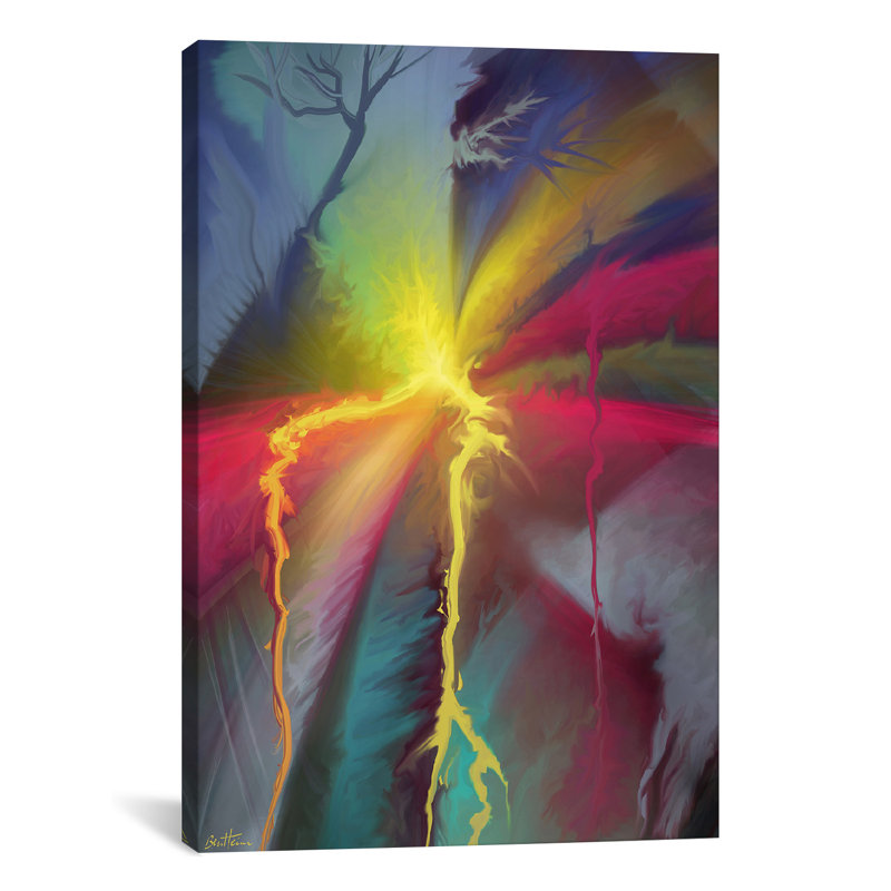 « pure abstract 1 », reproduction d’art sur toile tendue Ben Heine, H 60 po x l 40po x P 1,5 po, Toile tendue, Pas de tapis