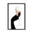 Black Floater Framed selected
