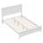 Full Modern Solid Wood Platform Bed with Sturdy Wooden Slats, No Box Spring Needed - White-2021080471-2021080488