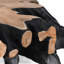 Table basse carrée 40 po Cypress Root - noir / naturel