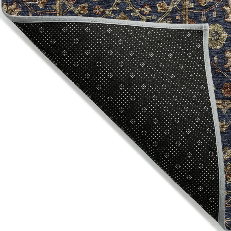Tapis intérieur / extérieur bleu Zara , 9 pi x 12 pi