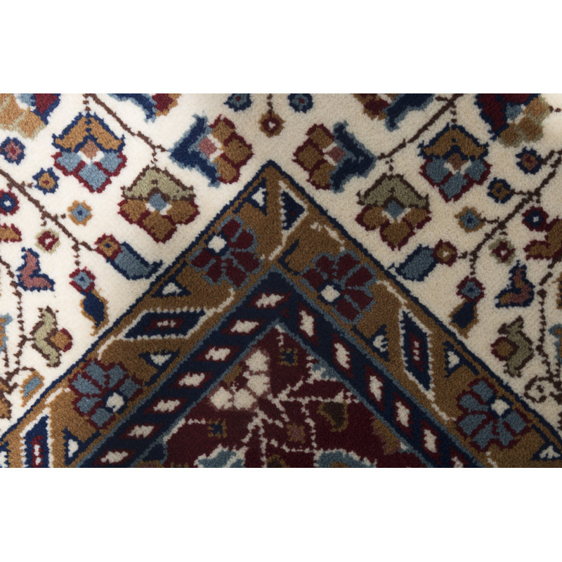 Hand Knotted Oriental Area Rug in Red