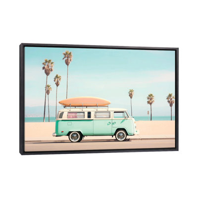 Pacific VW Van - Framed Wall Art Print
