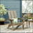 FOLDABLE ADIRONDACK CHAIR With Rich Acacia Wood And Rustic Design For Outdoor Comfort And Convenience-616073985