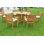 Perine Outdoor 5 - Piece Teak Dining Set
