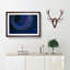 Harmony of the Night in Abstract - Picture Frame Painting Print-55738150-55738144
