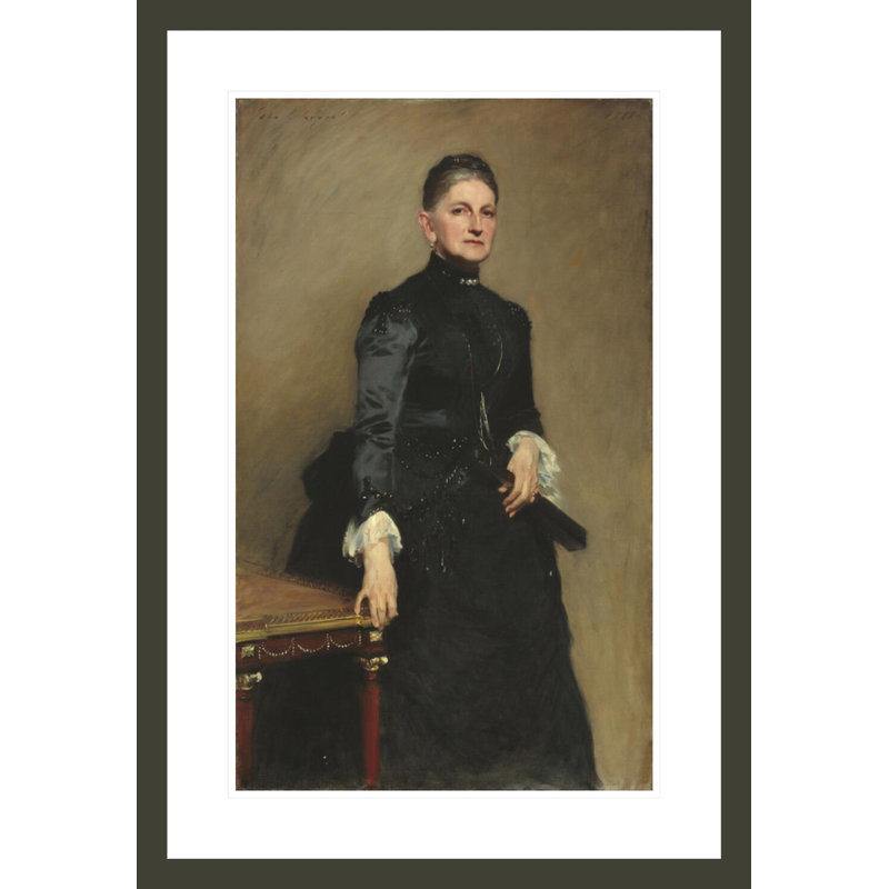 «Eleanora O'Donnell Iselin» par John Singer Sargent, impression giclée encadrée, H 29,5 po x l 20,36 po