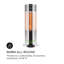 Heat Guru 6820 Electric Standing Patio Heater
