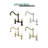 Heritage Double Handle Kitchen Faucet with optional Side Spray-82625225