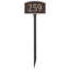 Prestige 1-Line Lawn Address Sign-1527400377