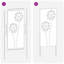 vidaXL Garden Privacy Screen Partition Outdoor Decor Modern Decorative Barrier
