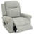 Becklin PU Leather Swivel Rocker Recliner with Massage & Heating-120922553