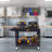 33.5'' H x 45.67'' W Utility Cart with Wheels