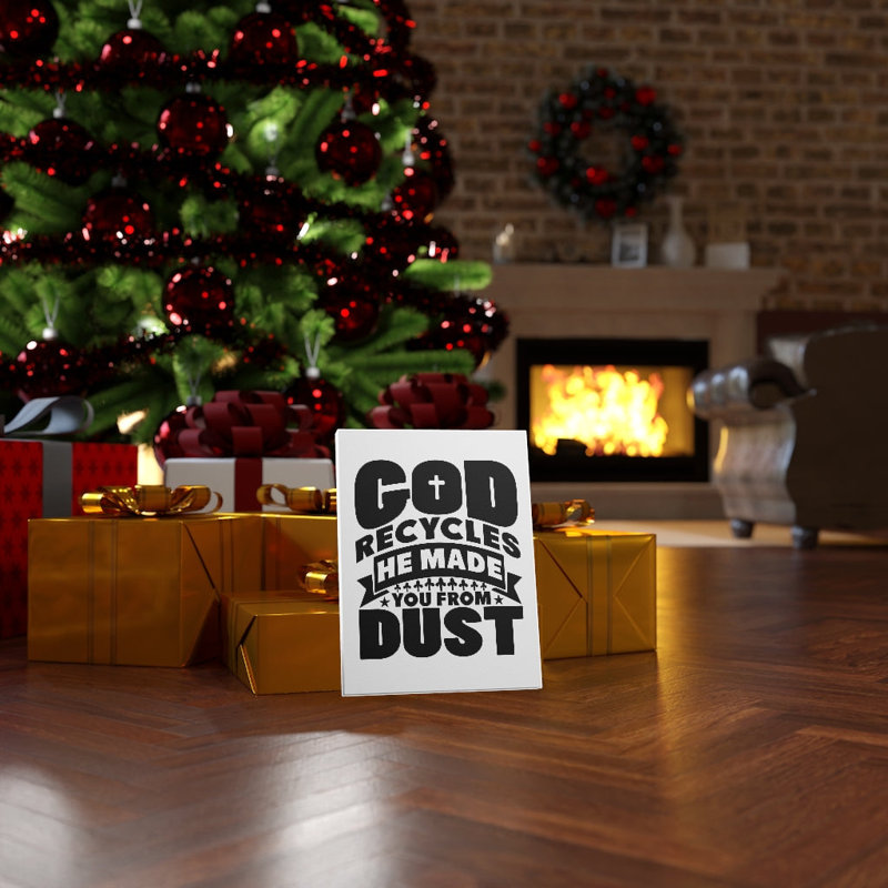 God Recycles - Wrapped Canvas Print, 76cm H x 61cm W